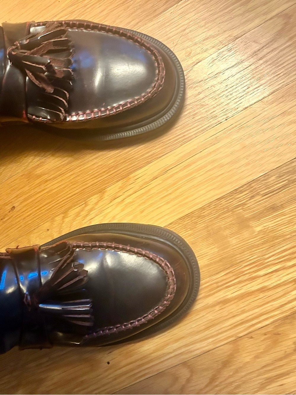Dr. Martens Black Leather Tassel Loafers - Picture 4 of 5